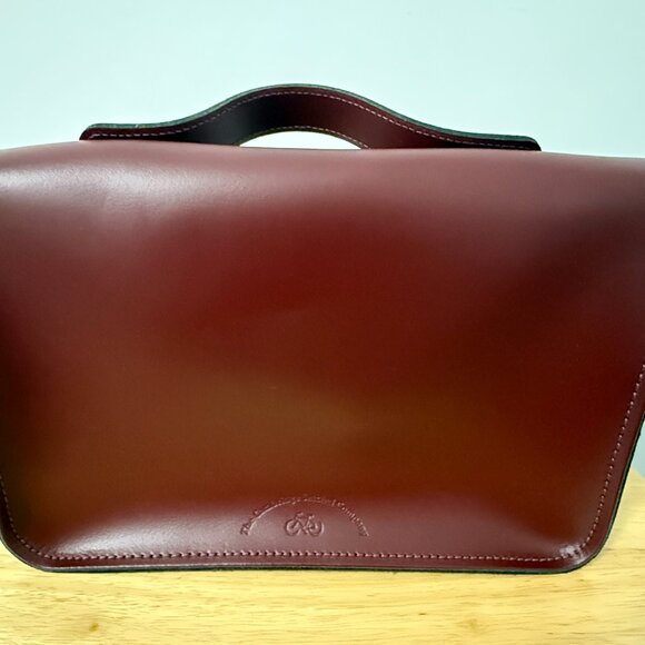 The Cambridge Satchel Company 13" Batchel with with Magnetic Closure- Oxblood - Picture 2 of 6